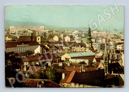 Pohlednice Slovensko Bratislava pohled z hradu 1959 (M22100)