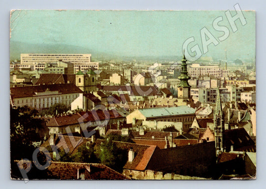 Pohlednice Slovensko Bratislava pohled z hradu 1959 (M22100)