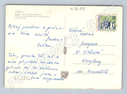Pohlednice Slovensko Piešťany více záběrů (M22101)