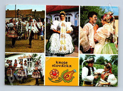 Pohlednice Slovensko kroje slovácka (M22116)