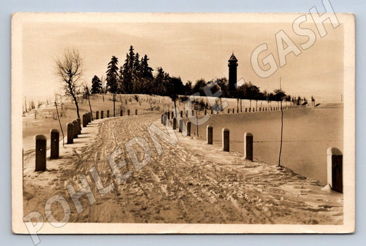 Pohlednice Tábor u Lomnice nad Popelkou zimní krajina (M2212)
