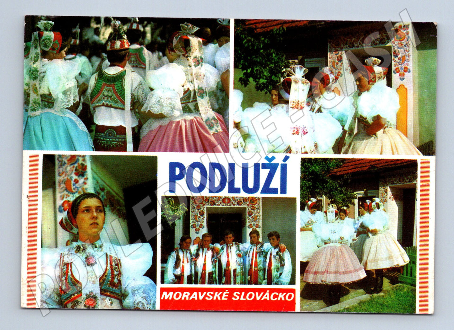 Pohlednice Moravské Slovácko Podluží kroje (M22122)