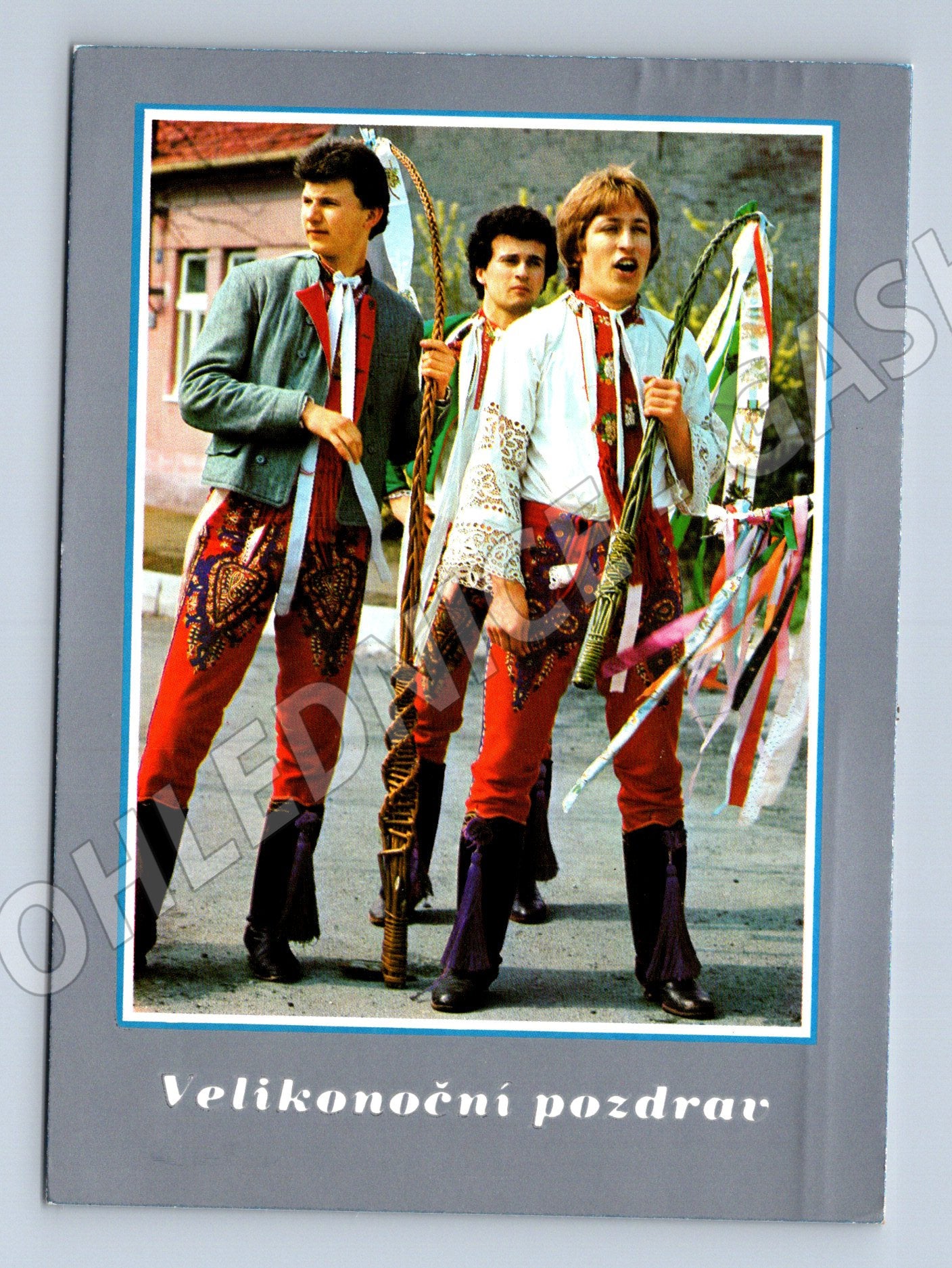 Pohlednice Velikonoce lidové kroje (M22131)
