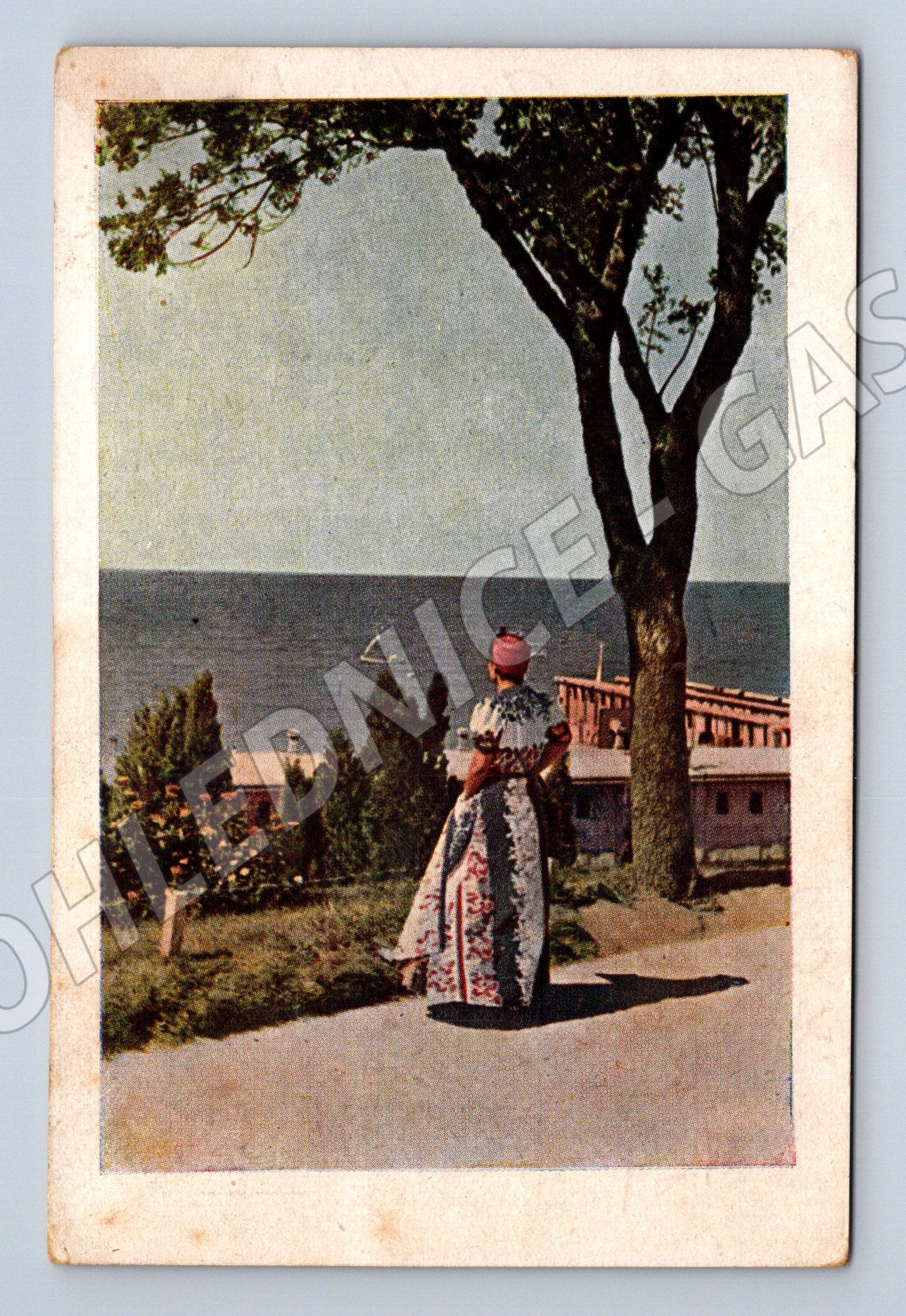 Pohlednice Bulharsko Varna žena u moře 1944 (M22143)