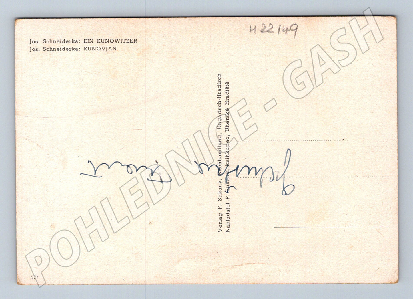 Pohlednice Uherské Hradiště muž v kroji (M22149)