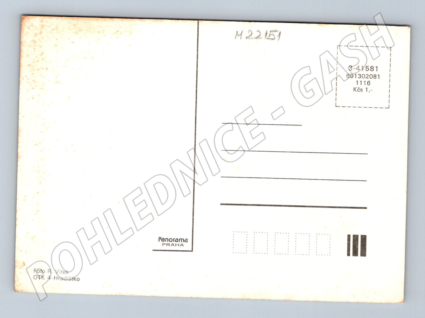Pohlednice houby les (M22151)