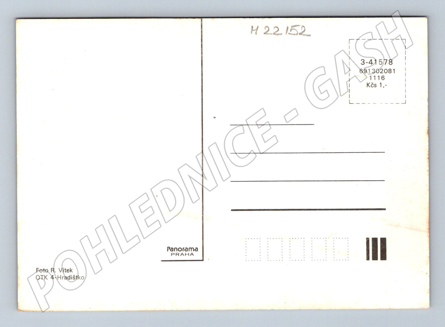 Pohlednice hřib s vřesem (M22152)