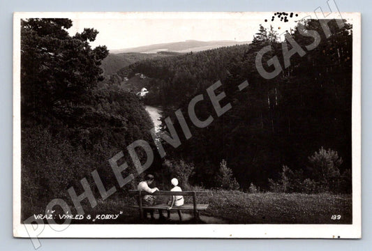 Pohlednice Vráž vyhlídka s Kobylí ČR PP 1942 (M2217)