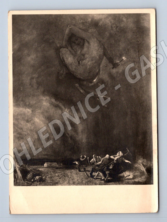 Pohlednice Německo Sepp Hilz Die Wetterhexe (M22192)