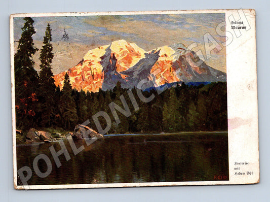 Pohlednice Německo Hintersee Hoher Göll hory (M22193)