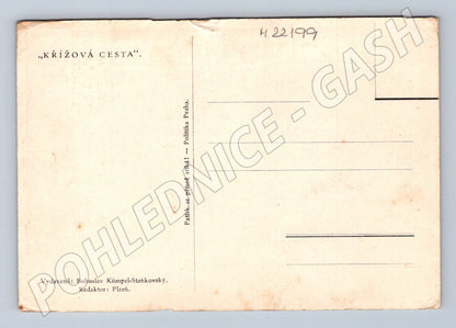 Pohlednice Křížová cesta - Ježíš a ženy jeruzalémské (M22199)
