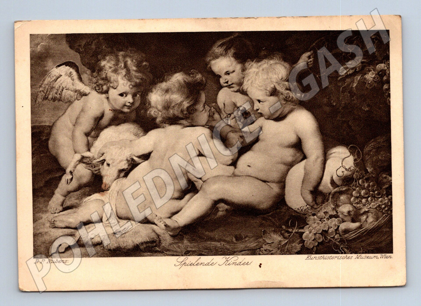 Pohlednice Rakousko Vídeň Spielende Kinder 1951 (M22203)