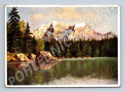 Pohlednice Německo Horská krajina jezero Hintersee 1910 (M22205)