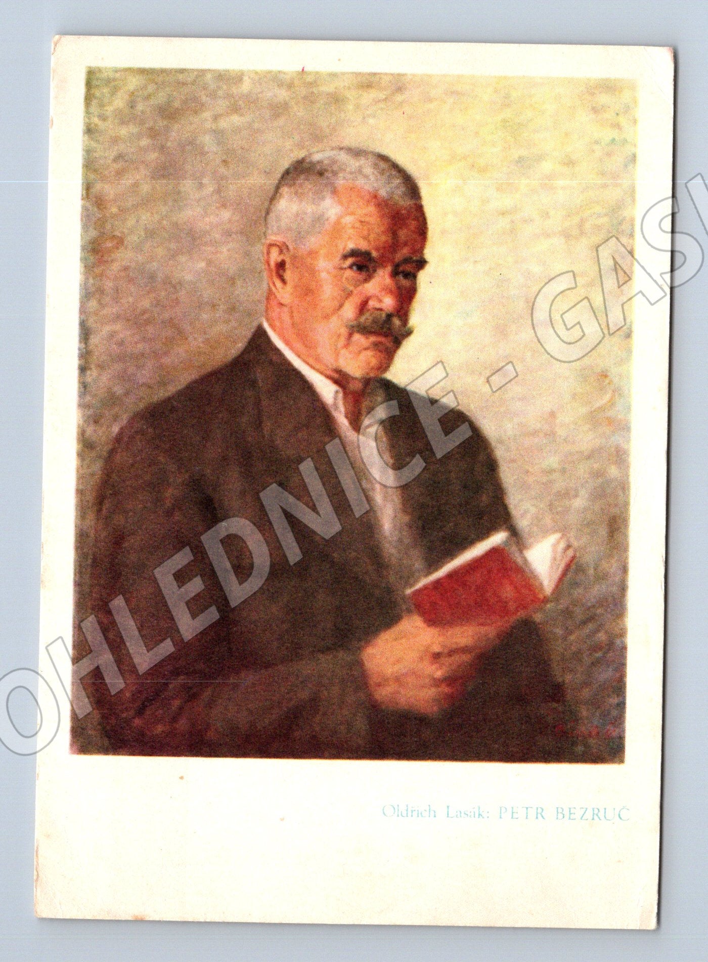 Pohlednice Oldřich Lisek: Petr Bezruč (M22212)