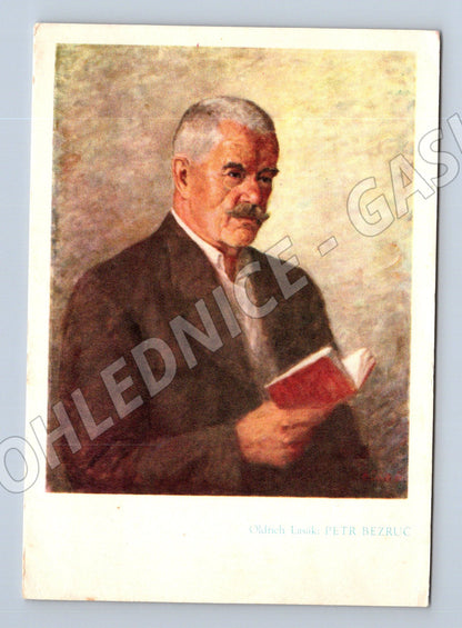 Pohlednice Oldřich Lisek: Petr Bezruč (M22212)