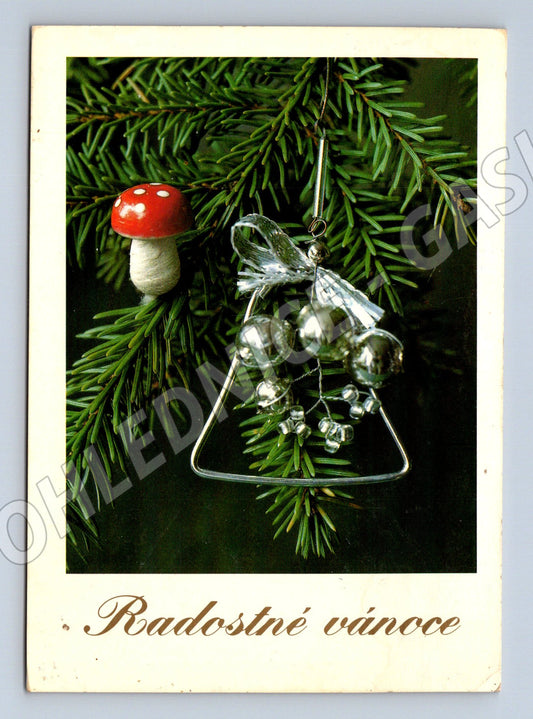 Pohlednice vánoční motiv Radostné vánoce (M22268)