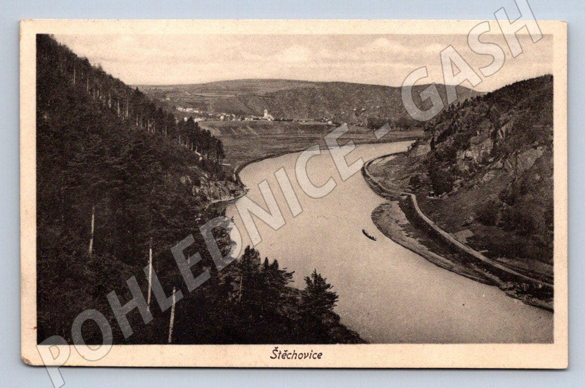 Pohlednice Štěchovice s řekou ČR (M2227)