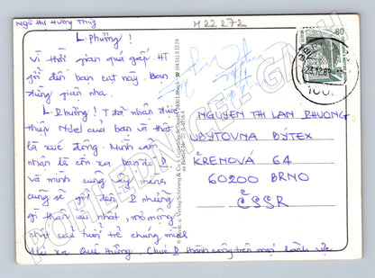 Pohlednice Německo Vánoce a Nový rok 1980 (M22272)