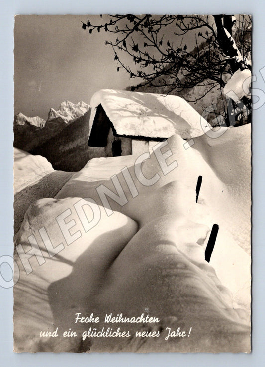 Pohlednice Rakousko Bad Ischl vánoční 1973 (M22278)