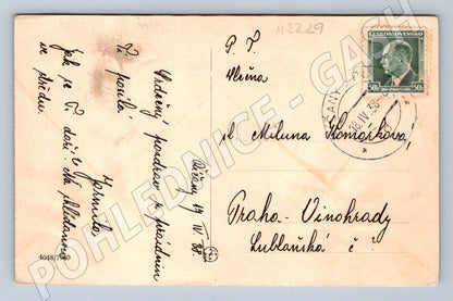 Pohlednice Říčany u Prahy 1938 (M2229)