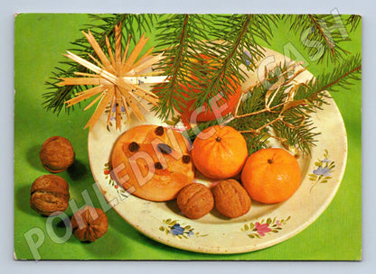 Pohlednice Československo vánoční zátiší 1968 (M22302)