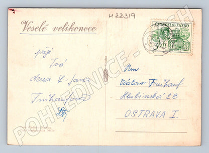 Pohlednice Československo Velikonoční vajíčka (M22319)