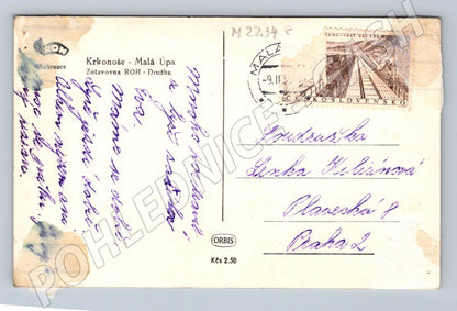 Pohlednice Malá Úpa Krkonoše PP 1951 (M2234)