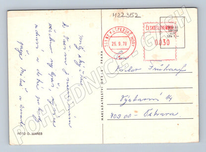 Pohlednice Václav 28.9. květiny 1978 (M22352)