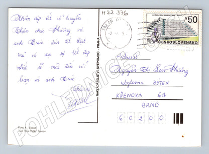 Pohlednice Československo Karafiáty Josef (M22376)