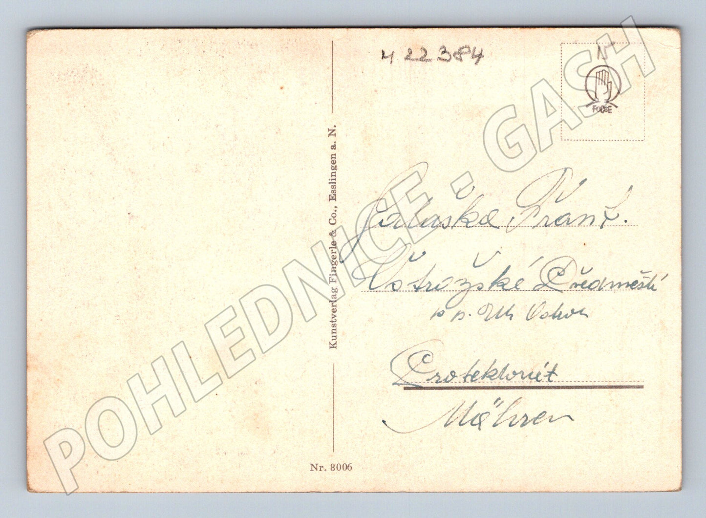 Pohlednice Kytice alpských květin (M22384)