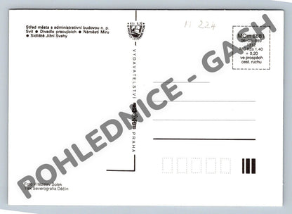 Pohlednice Gottwaldov (Zlín), více záběrů města (M224)
