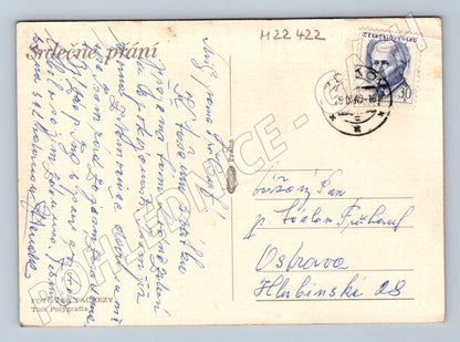 Pohlednice Květy 1961 (M22422)