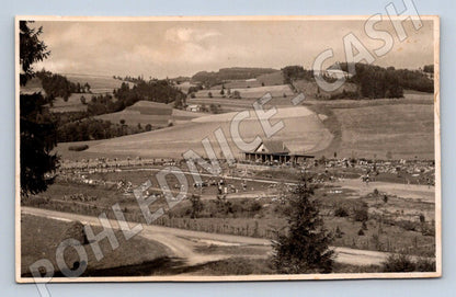 Pohlednice Košťálov koupaliště český venkov (M2243)