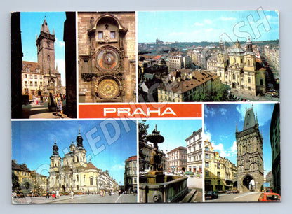 Pohlednice Praha různé pohledy (M22433)