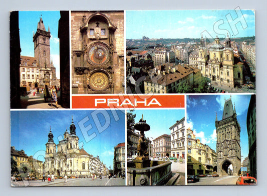 Pohlednice Praha různé pohledy (M22433)
