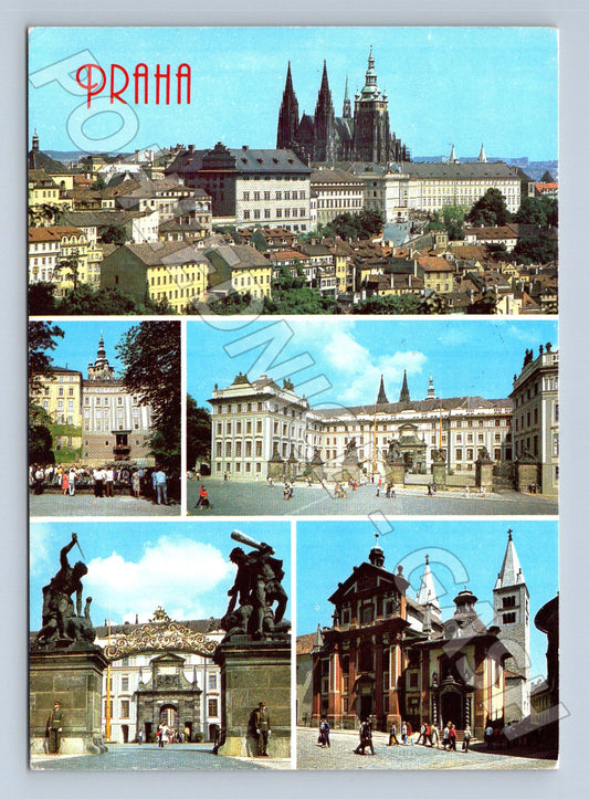 Pohlednice Praha různé pohledy 1989 (M22436)
