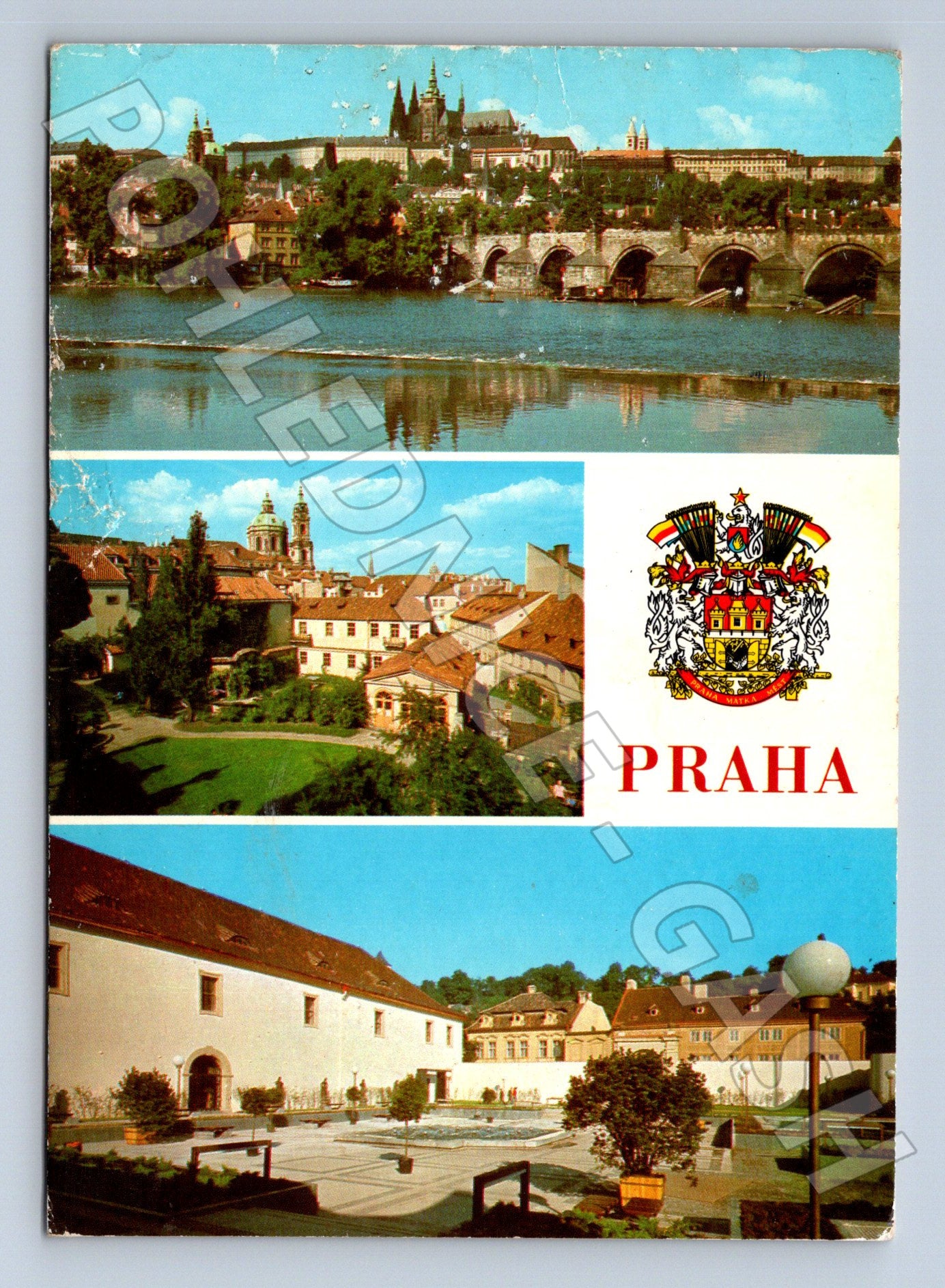 Pohlednice Praha různé motivy 1988 (M22439)