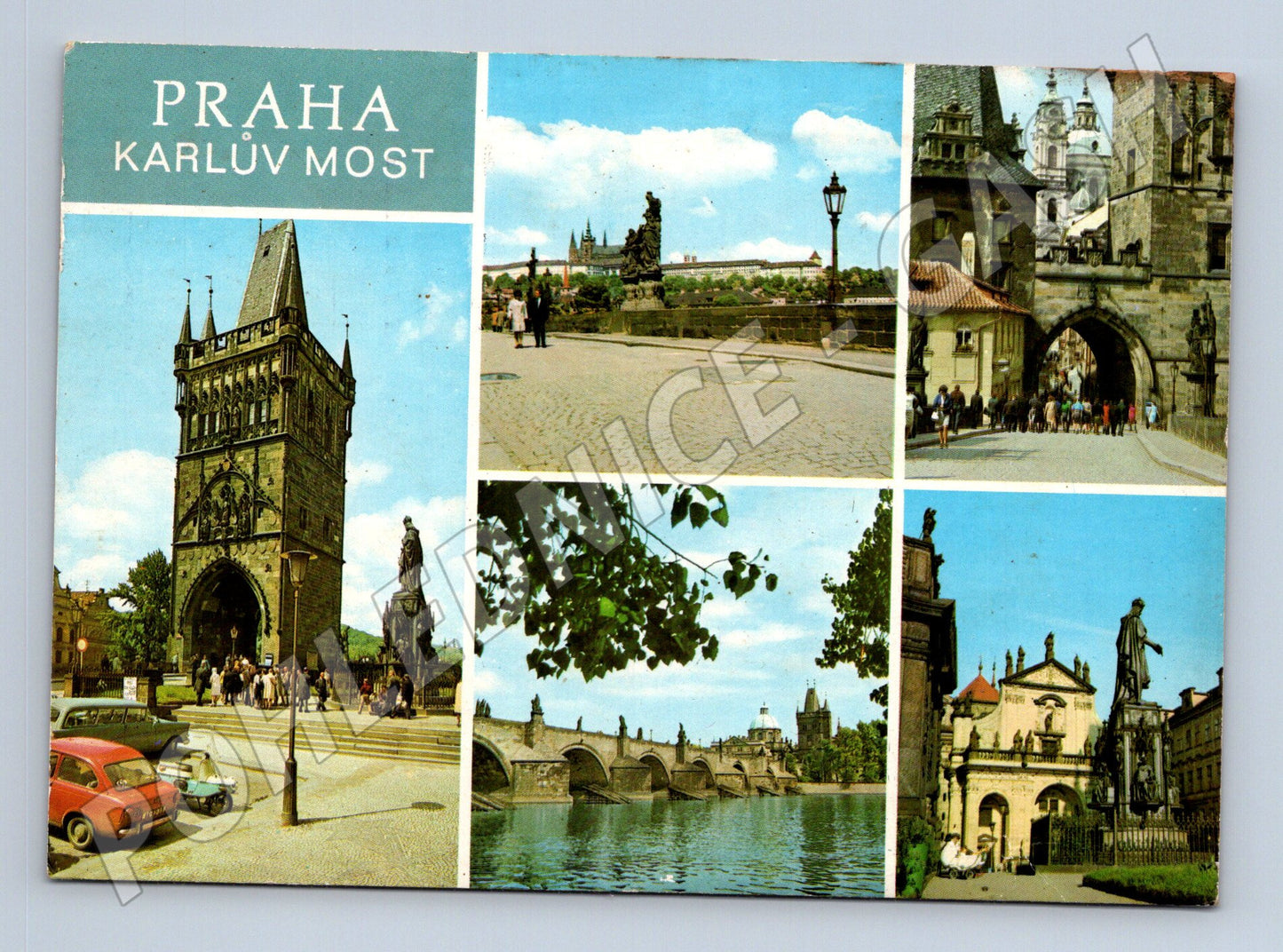 Pohlednice Praha Karlův most 1971 (M22443)