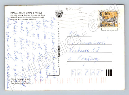 Pohlednice Praha různé pohledy 1985 (M22445)