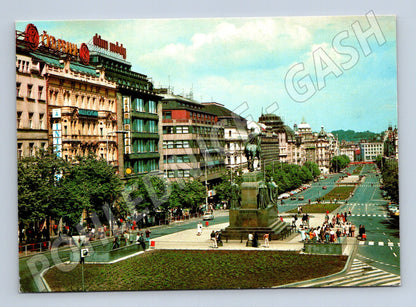 Pohlednice Praha Václavské náměstí 1987 (M22447)
