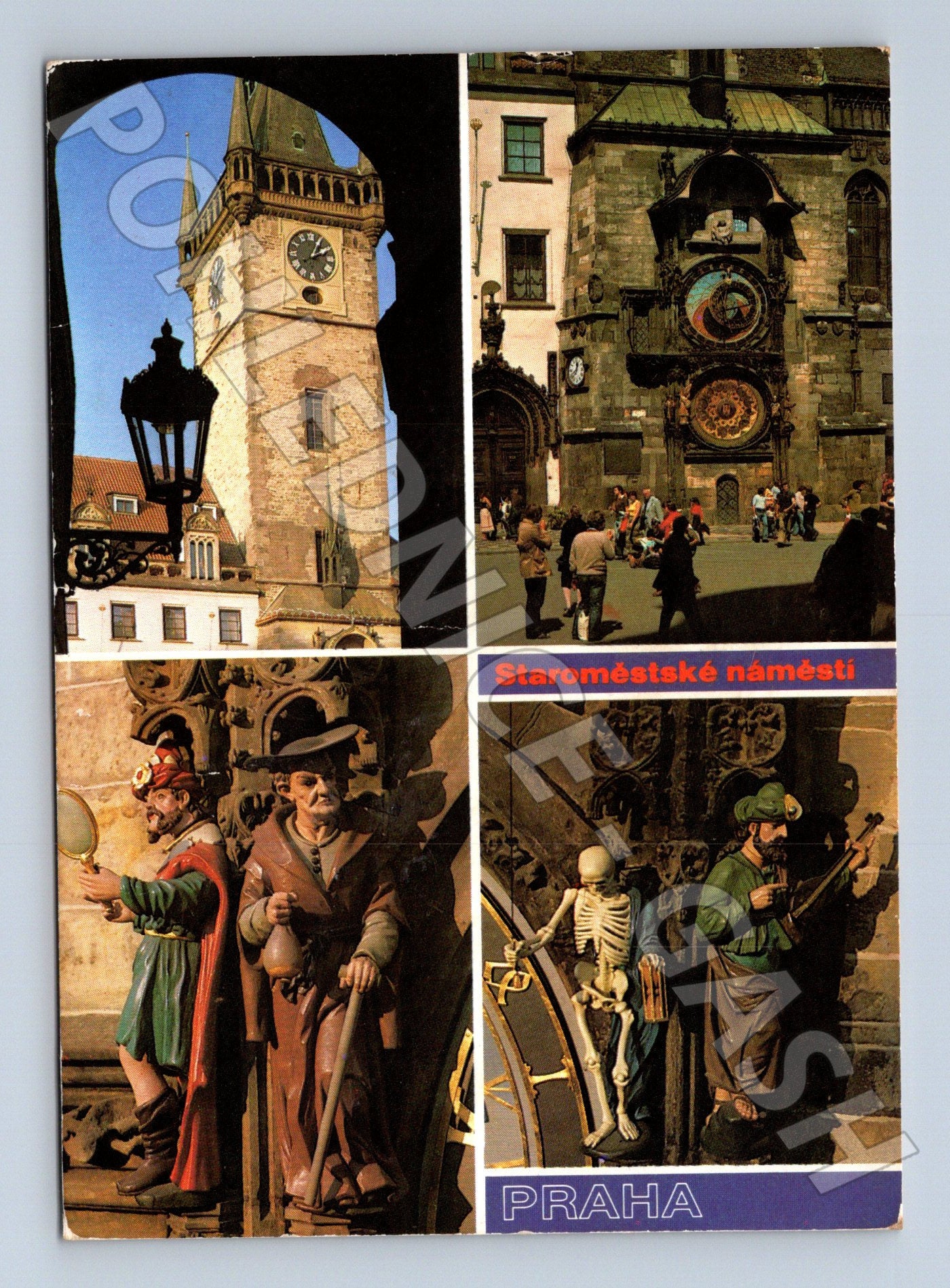 Pohlednice Praha Staroměstské náměstí Orloj 1987 (M22448)