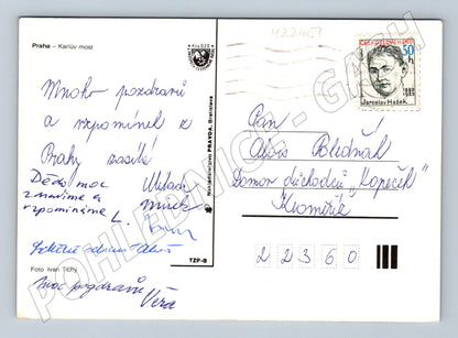 Pohlednice Praha Karlův most (M22451)