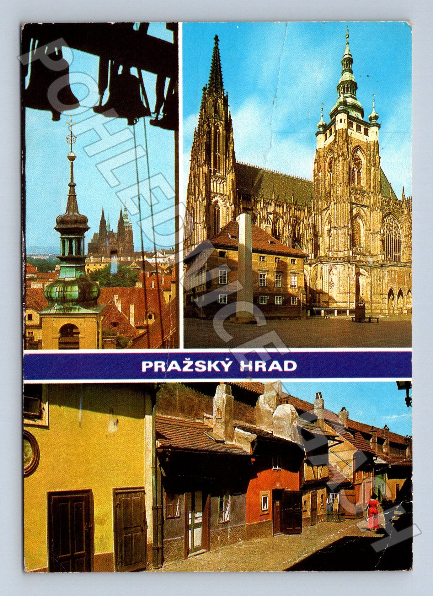 Pohlednice Praha Pražský hrad více záběrů 1970s (M22462)