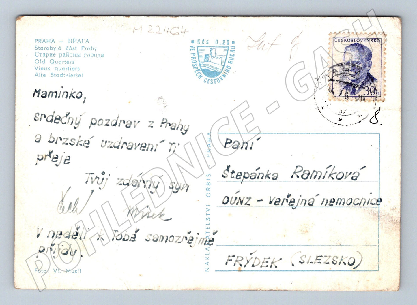 Pohlednice Praha starobylá část 1930 (M22464)