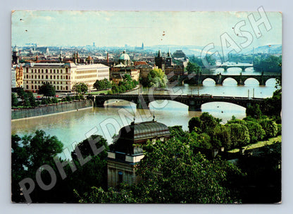 Pohlednice Praha Pražské mosty 1987 (M22465)