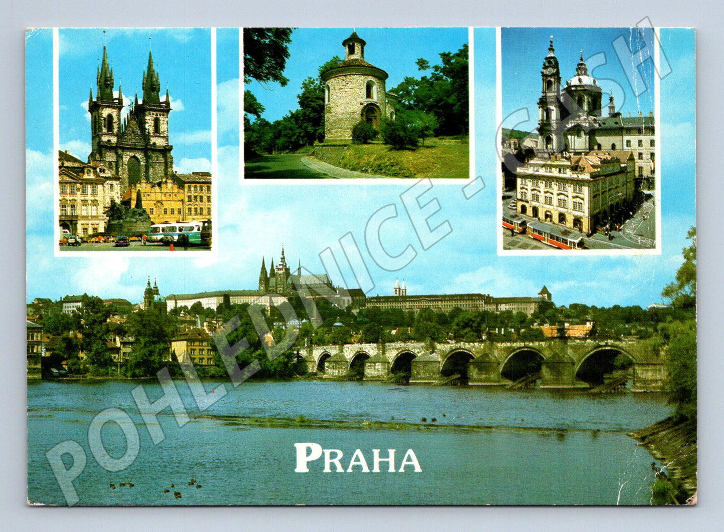 Pohlednice Praha památky 1990 (M22468)