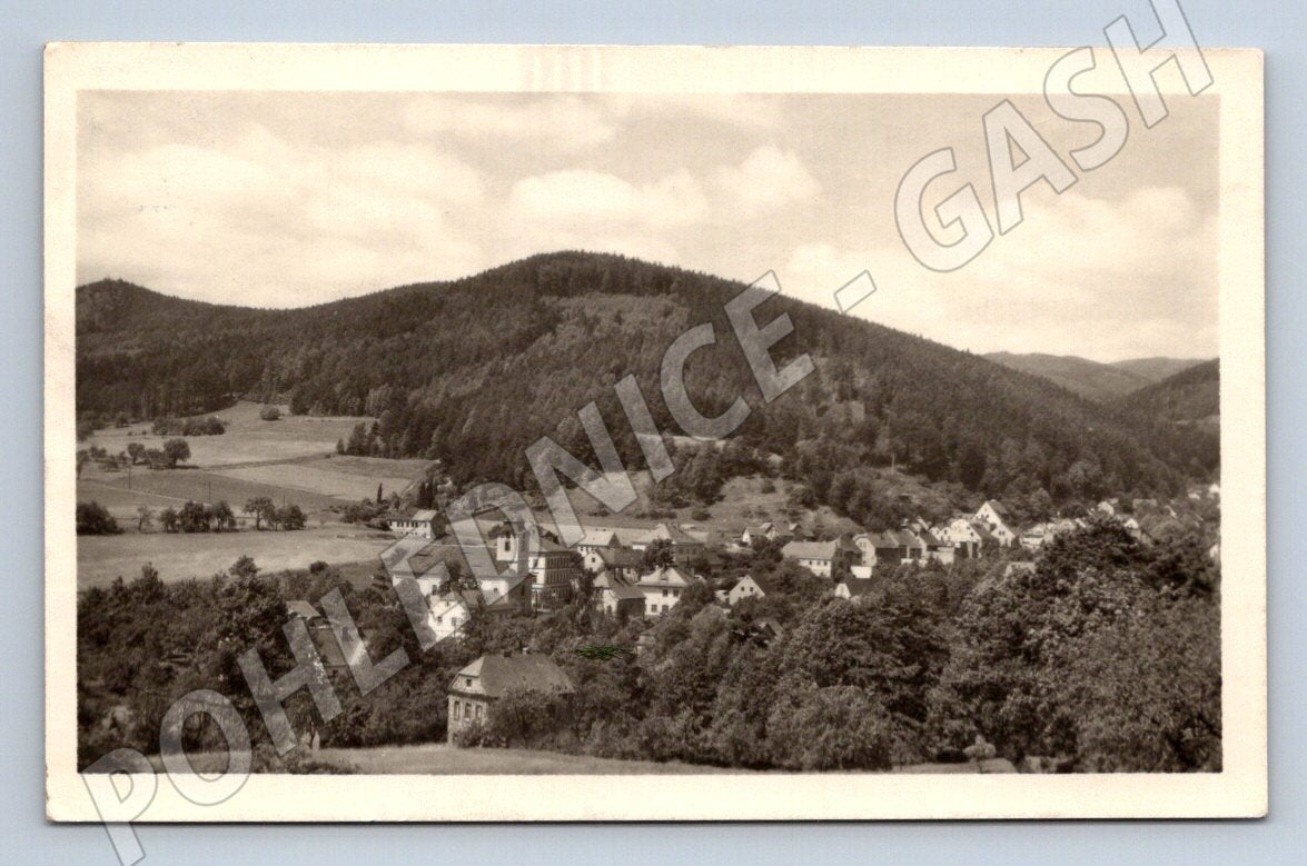 Pohlednice Perštejn nad Ohří letovisko 1953 (M2247)