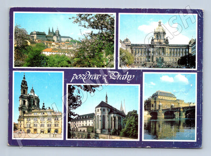 Pohlednice Praha koláž památek (M22473)