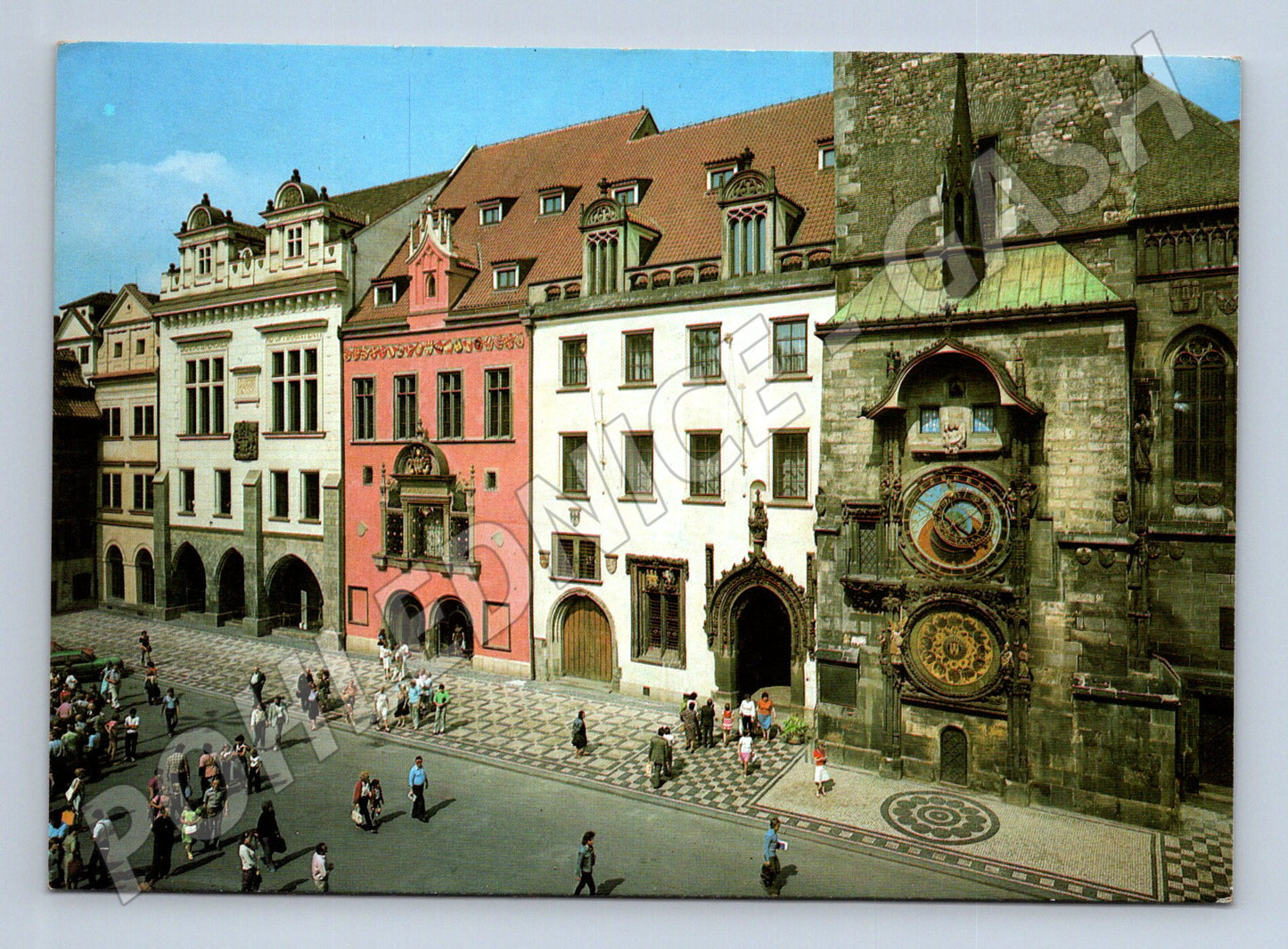 Pohlednice Praha Staroměstské náměstí Orloj 1977 (M22474)