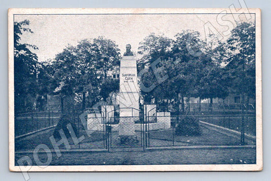 Pohlednice Obříství pomník Svatopluka Čecha PP (M2248)